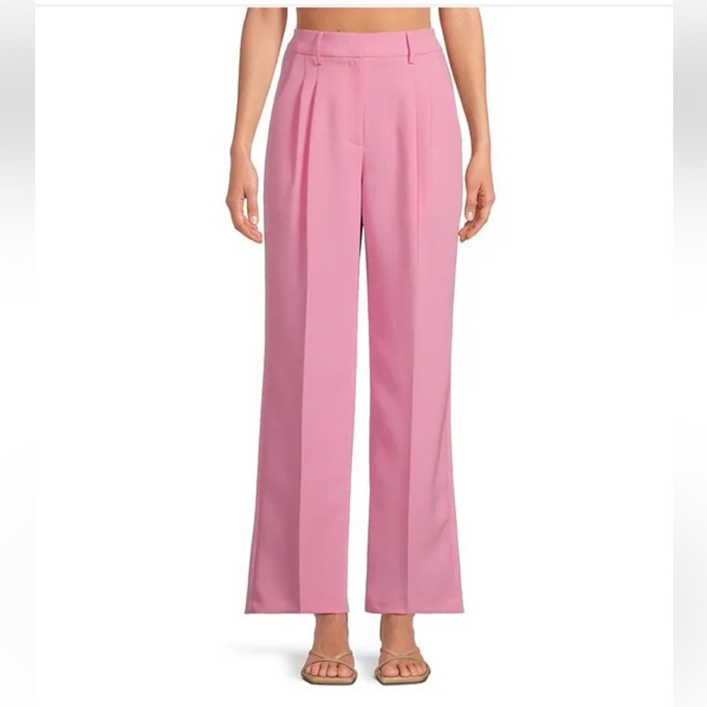 Brand new Gianni Bini Hartley Crepe Pleated Straight Wide Leg Coordinating Pants